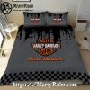 Fiery Skull Duo Harley Davidson Bedding Set