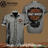 Grim Reaper Ride Quote Harley Davidson Aloha Shirt