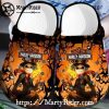 Flaming Rider Harley Davidson Crocs with Fire Graphic