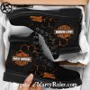 Riders Edge Skull Flame Harley Davidson Timberland Boots