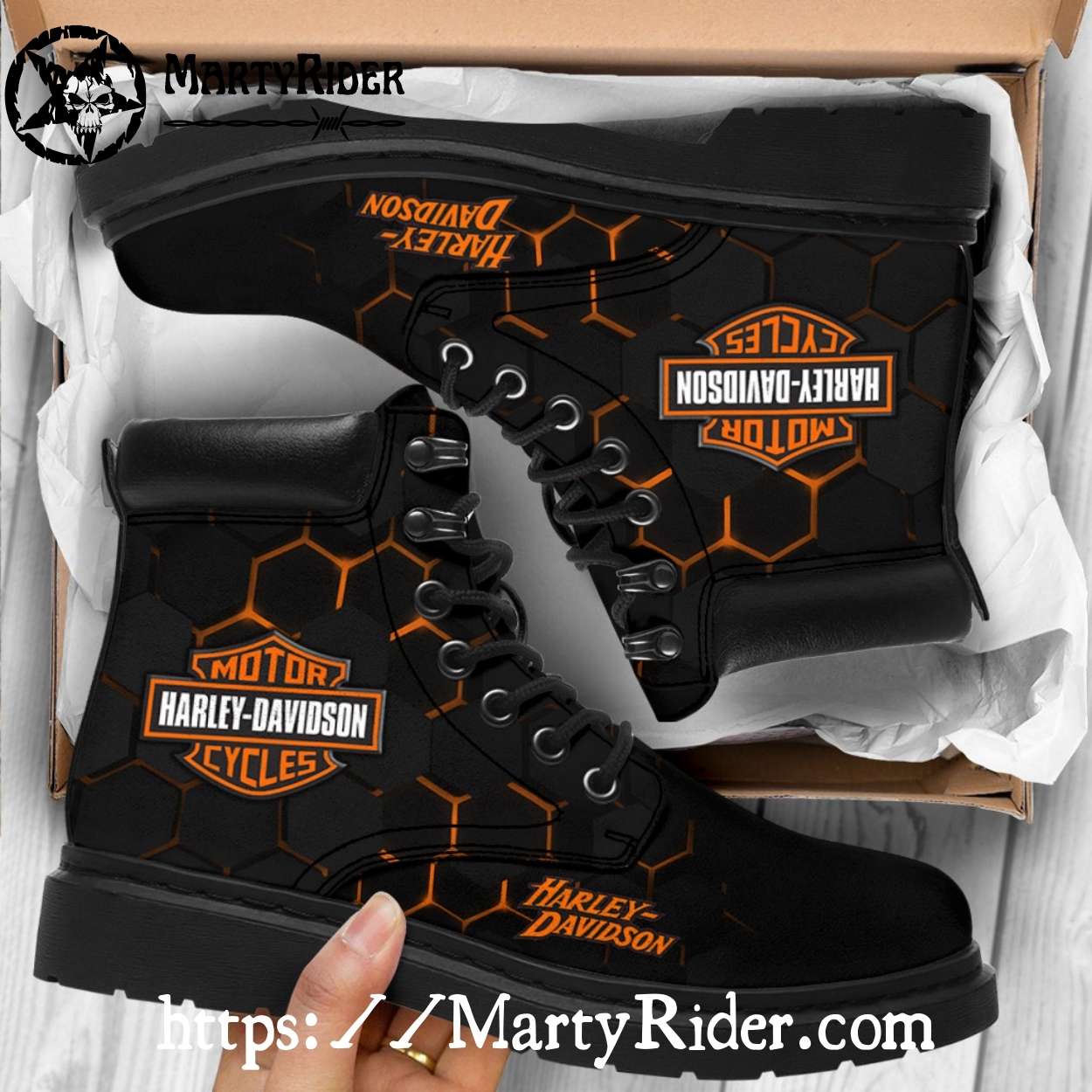 Hexagon Grid Harley Davidson Shoes Mens Harley Riding Boots Hexagon Grid Harley Davidson Shoes Mens Harley Riding Boots