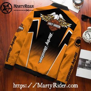 Honeycomb Armor Harley Davidson Bomber Jacket 2