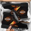 Riders Edge Skull Flame Harley Davidson Timberland Boots