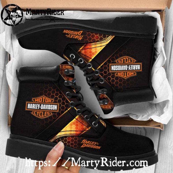 Honeycomb Blaze Harley Davidson Shoes Mens Harley Riding Boots
