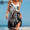 Geometric Lines Harley Davidson Beach Dress Fresh Edge