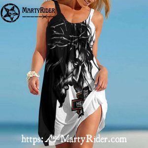 Jesus Faith Harley Davidson Dresses for Beach
