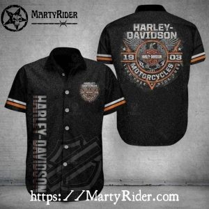 Live Free Ride Free Harley-Davidson 1903 Emblem Hawaiian Shirt