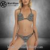 Genuine Motor Pink Star Bikini Harley Davidson Set