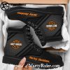 Red Hexagon Harley Davidson Shoes Timberland Mens Boots