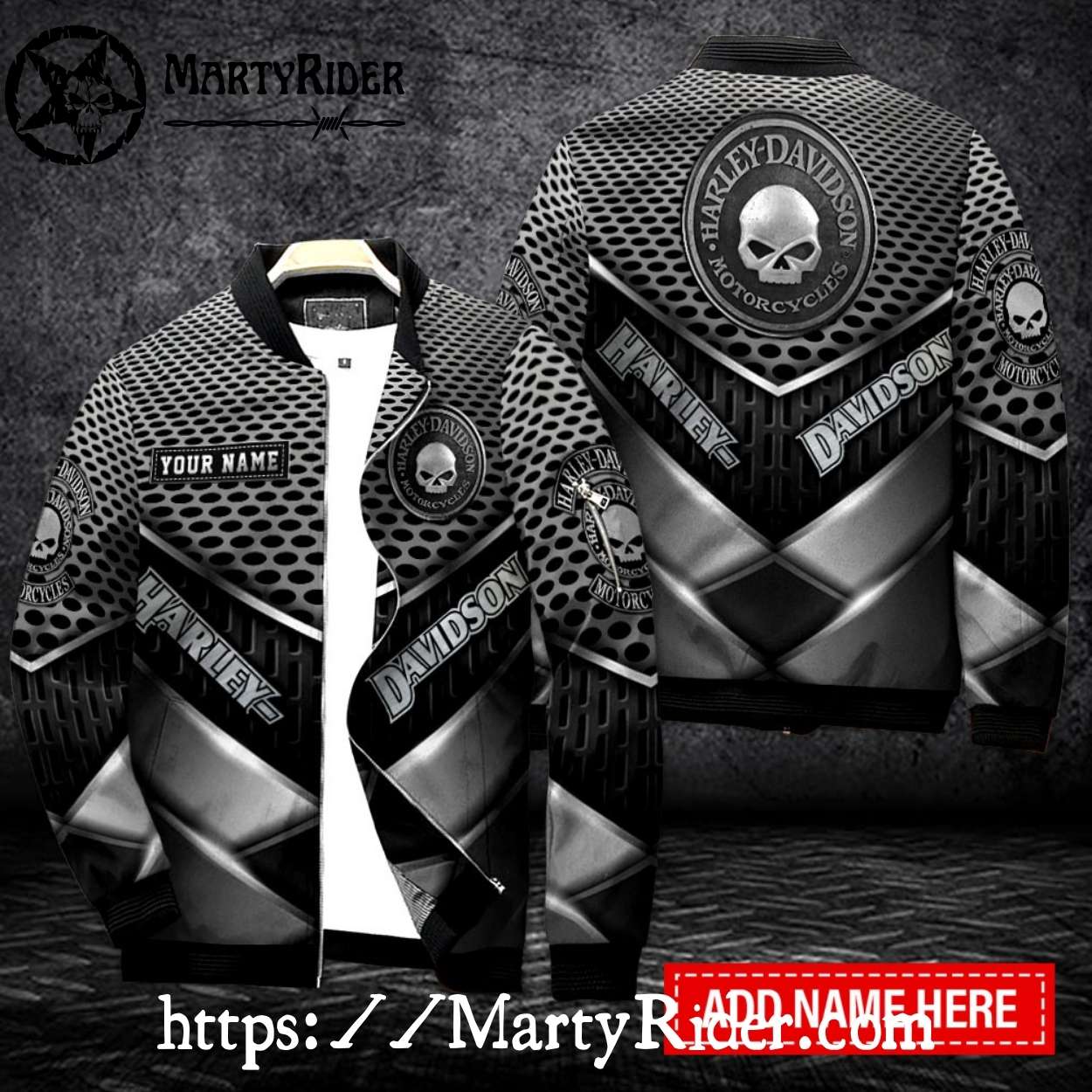 Metal Skull Harley Davidson Bomber Jackets bomber harley design Metal Skull Harley Davidson Bomber Jackets bomber harley design