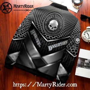 Metal Skull Harley Davidson Bomber Jackets bomber harley design 3