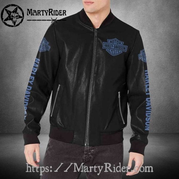 Midnight Black Harley Davidson Bomber Jackets bomber harley