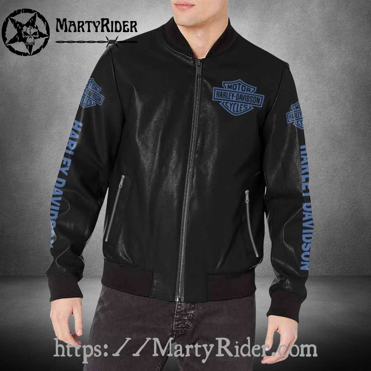 Midnight Black Harley Davidson Bomber Jackets bomber harley Midnight Black Harley Davidson Bomber Jackets bomber harley