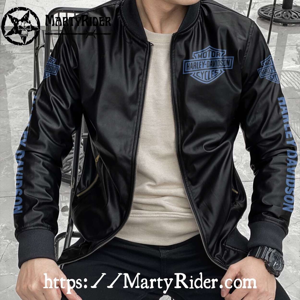 Midnight Black Harley Davidson Bomber Jackets bomber harley Midnight Black Harley Davidson Bomber Jackets bomber harley