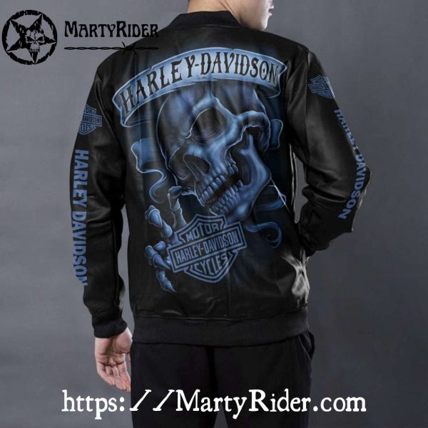 Midnight Black Harley Davidson Bomber Jackets bomber harley