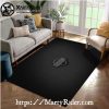 Blue Shield Logo Glow Harley Davidson Rugs