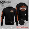 Custom Name Green Harley Davidson Ugly Sweater Design