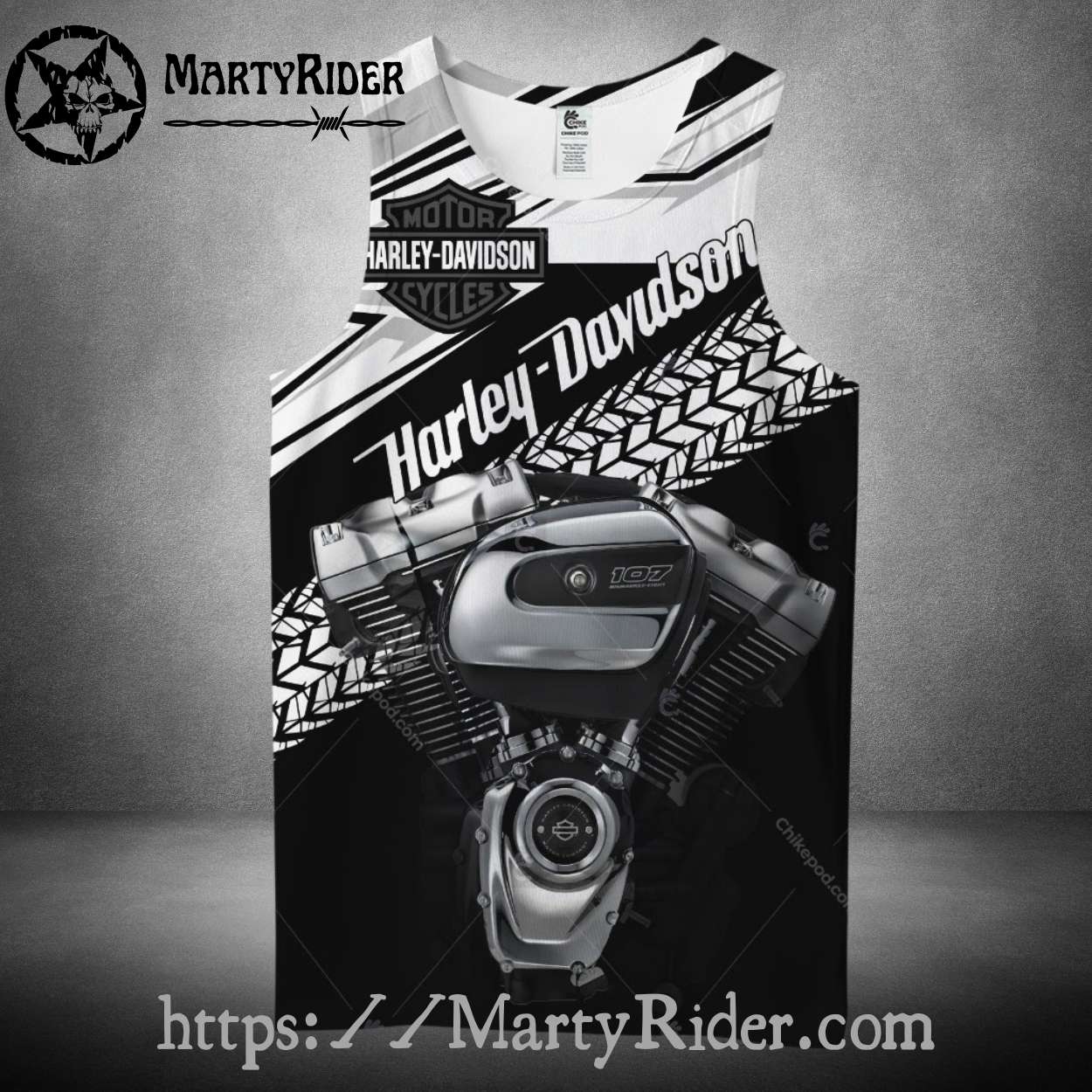 Motor Engine Graphic Tank Top Harley Davidson Ride Motor Engine Graphic Tank Top Harley Davidson Ride