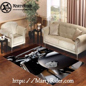 Motorcycle Tank Close-Up Harley Davidson Rugs