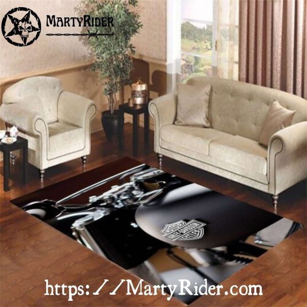 Motorcycle Tank Close-Up Harley Davidson Rugs