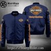 Honeycomb Armor Harley Davidson Bomber Jacket