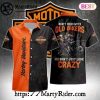 Orange And Black Skull Rider Harley Davidson Aloha Shirt