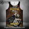 American Skull Flag Harley Davidson Tank Top Style
