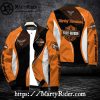 Orange White Classic bomber Harley Davidson Bomber Jackets