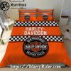 Minimal Stripe Harley Davidson Bedding Sets Stealth Look