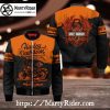 Eagle Spirit bomber jacket harley davidson black orange wings
