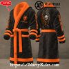 Classic Black White Skull Harley Davidson Bathrobes Robe