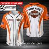 Patriotic Eagle Flag Harley Davidson Baseball Jersey