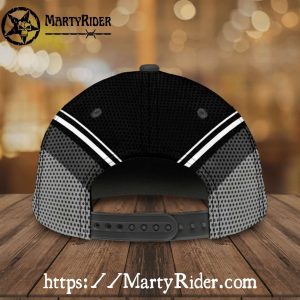 Patriotic Eagle Harley Davidson Caps Black and Silver 3