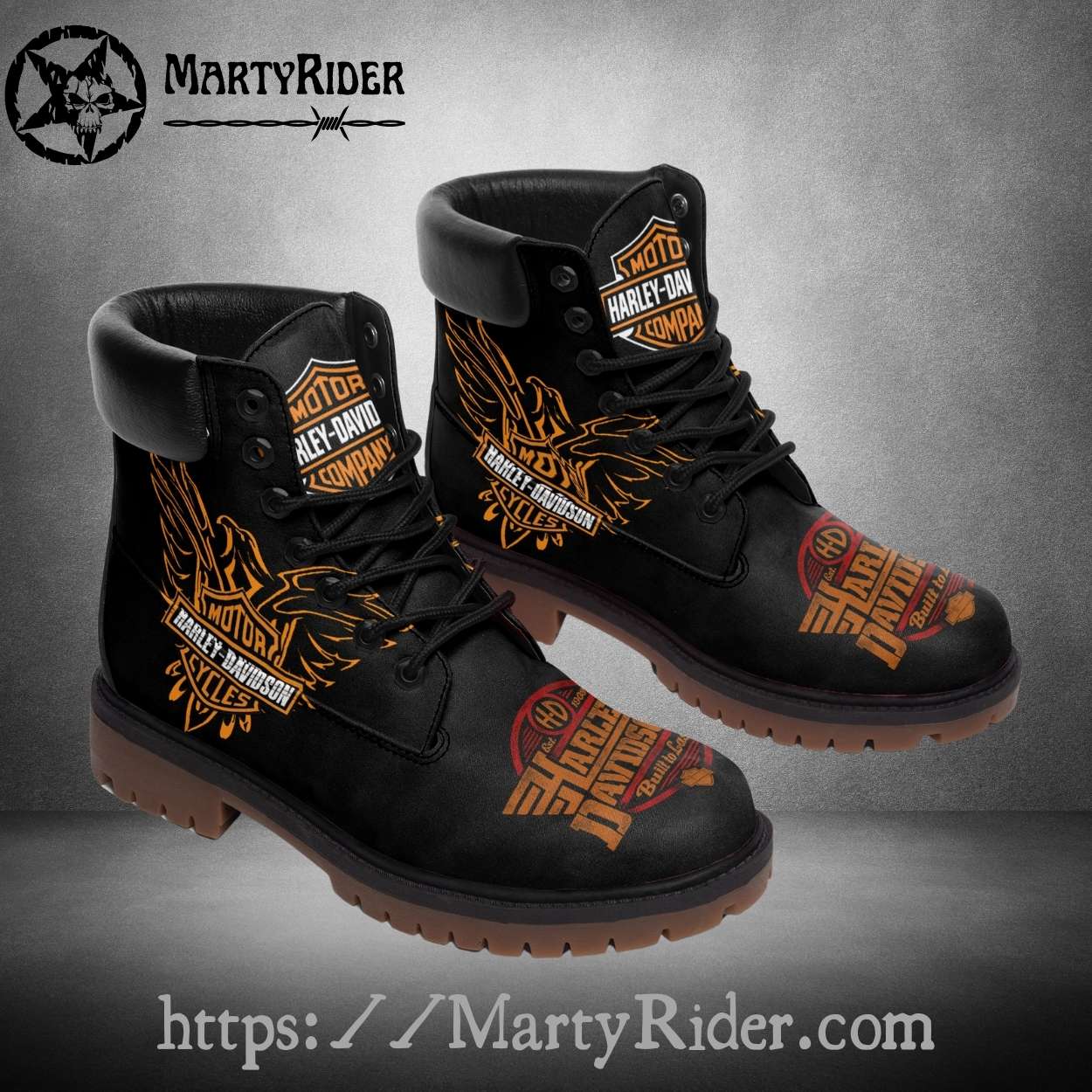 Phoenix Flame Harley Davidson Timberland Riding Boots Phoenix Flame Harley Davidson Timberland Riding Boots