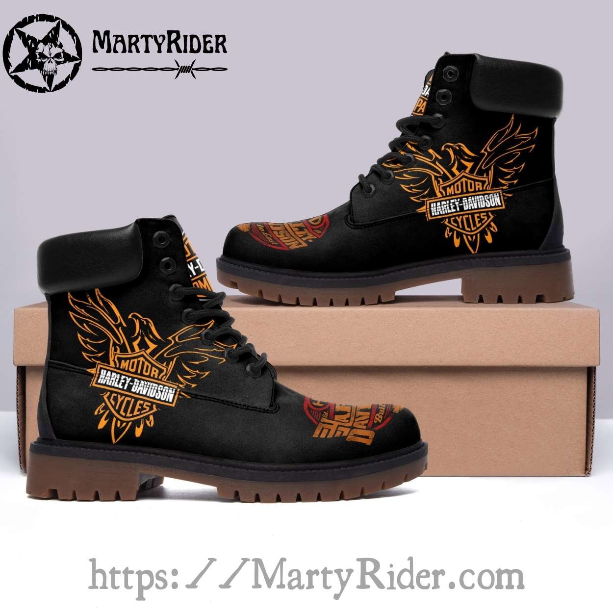 Phoenix Flame Harley Davidson Timberland Riding Boots Phoenix Flame Harley Davidson Timberland Riding Boots