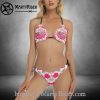 Orange Tribal Heart Harley Davidson Bikini Vibes