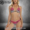 Pink Tribal Heart Bikini Harley Davidson Beachwear