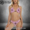 Violet Tribal Harley Davidson Bikinis with Bold Print