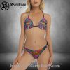 Red Rose Tattoo Bikini Harley Davidson for Summer