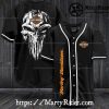 Screaming Skull Scene Harley Davidson Baseball Jerseys