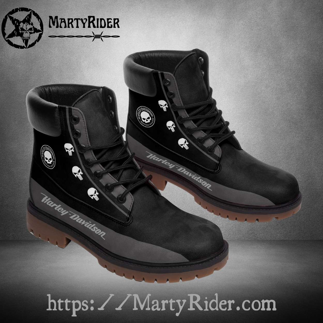 Punisher Skull Harley Davidson Shoes Timberland Riding Boots Punisher Skull Harley Davidson Shoes Timberland Riding Boots