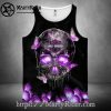 Grim Reaper Red Glow Harley Davidson Tank Top Art