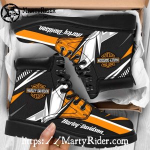 Racing Stripe Harley Davidson Shoes Timberland Riding Boots