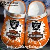 Orange Flame Harley Davidson Flip Flops Skull Stripe