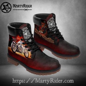 Red Chopper Harley Davidson Shoes Timberland Mens Boots