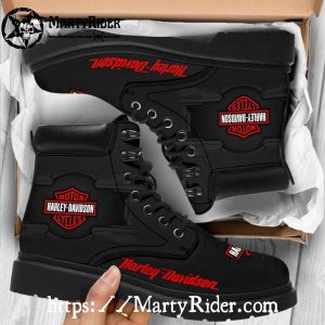 Red Logo Harley Davidson Shoes Mens Harley Riding Boots