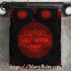 Skull Pattern Gray Harley Davidson Bedding Sets Modern
