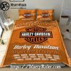 Mandala Skull Harley Davidson Bedding Sets Gold Tribal Art