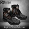 Retro Orange Harley Davidson Shoes Mens Harley Riding Boots