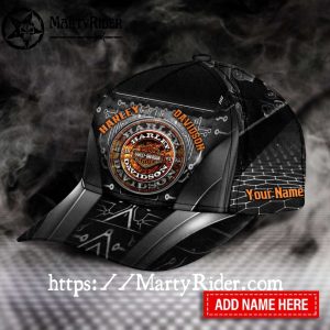 Rust Circuit Board Harley Davidson Cap Design